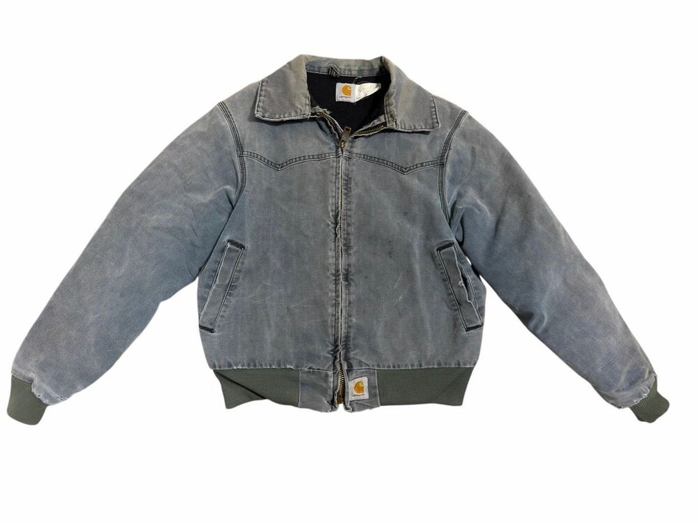 Vintage 90s Carhartt JQ2043 Santa Fe Jacket Mens Medium 23”X23” Workwear Quilt L